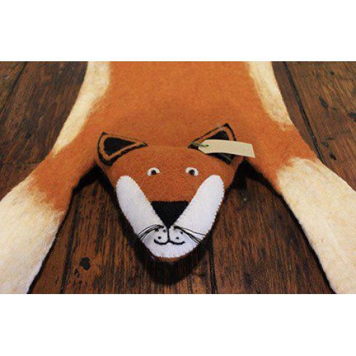 Handcraftef Felt Fox Rug – Finlay