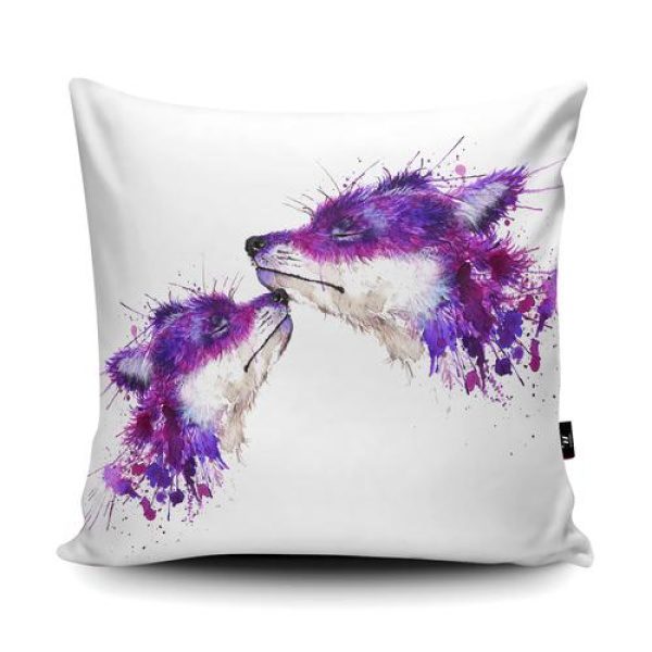 Splatter Stweet Kisses Fox Flloor Cushion/Cushions