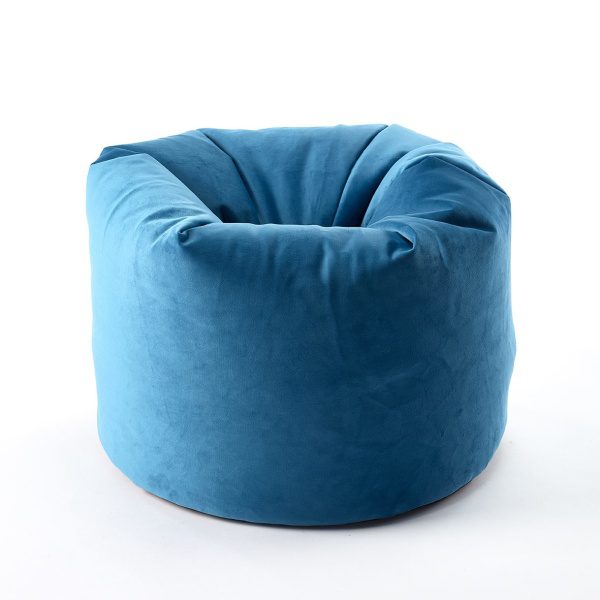 Aqua Turquoise  Velvet Style Luxury Bean Bag 50 x 60cms