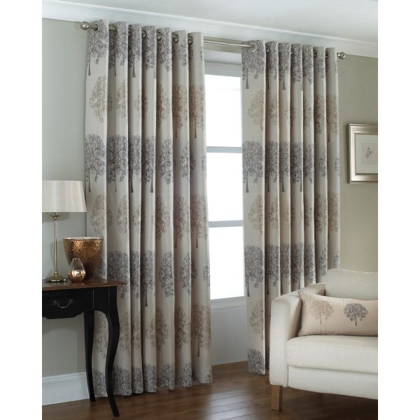 Oakdale Silver Curtains/Blind/Cushion