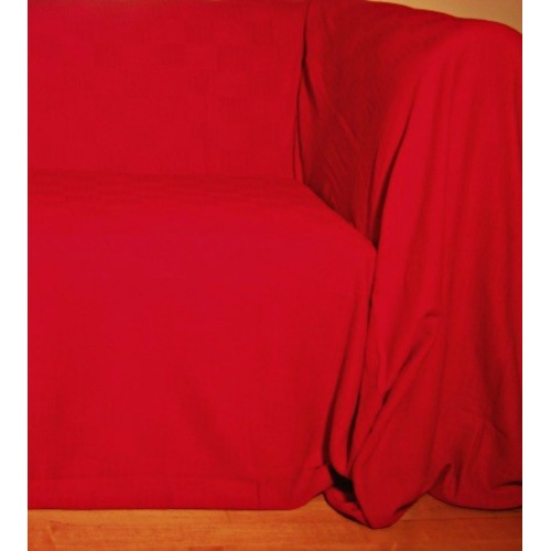 100% Cotton Red Throw 225×250 cms – SPECIAL OFFER £25.00
