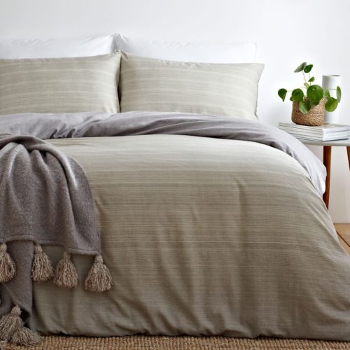 Signature Ombré Natural Cover and Matching Pillow Cases