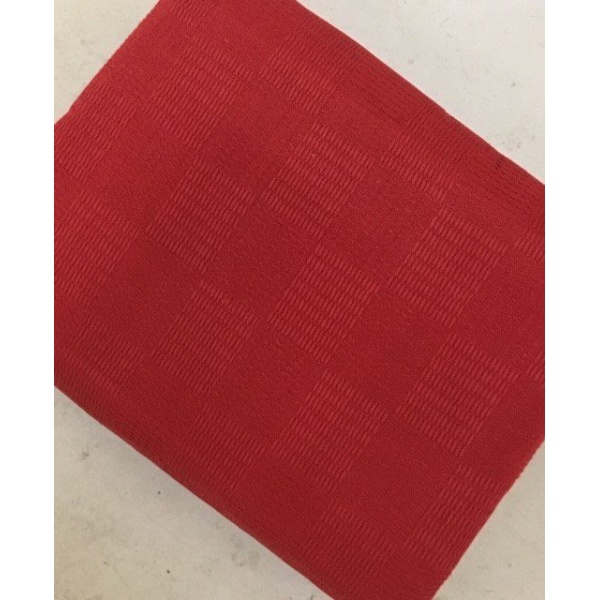 100% Cotton Red Throw 225x250cms – SPECIAL OFFER £25.00