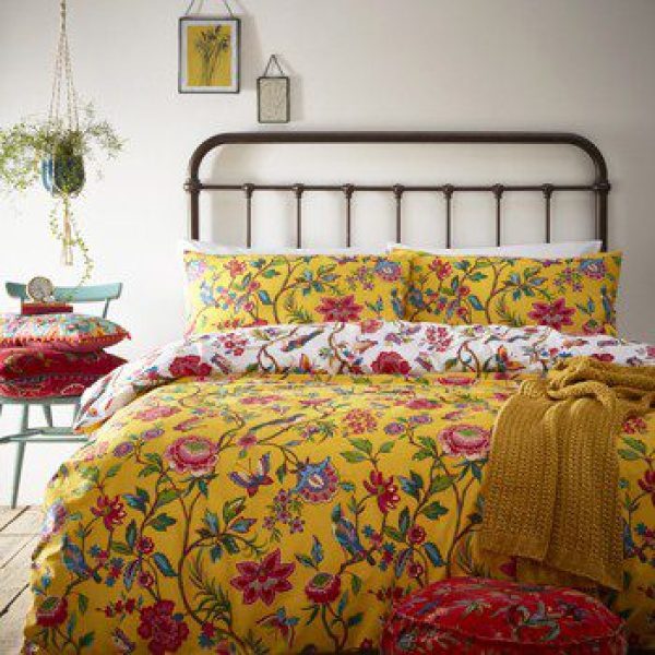 Yellow Pomelo Duvet Cover and Matching Pillow Cases