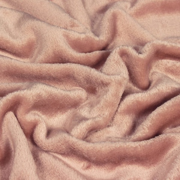 Blush Soft Fleece Blanket/Throw 140x180cms –  for Sofas, Chairs, beds