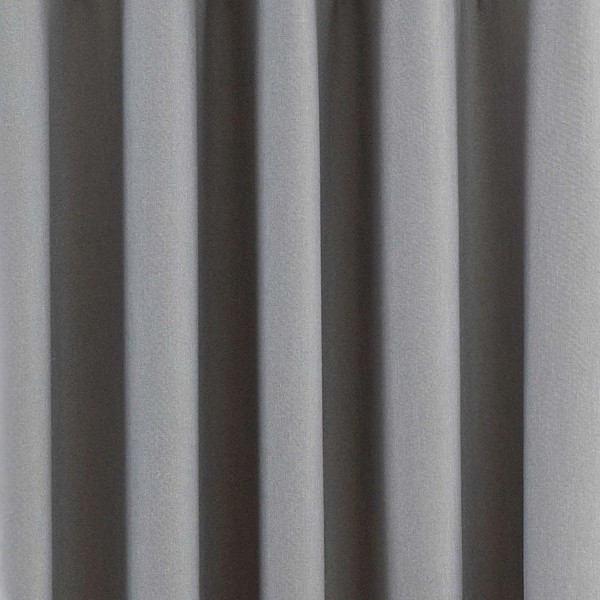 Grey Eyelet Blackout Curtains, Blind and Cushion