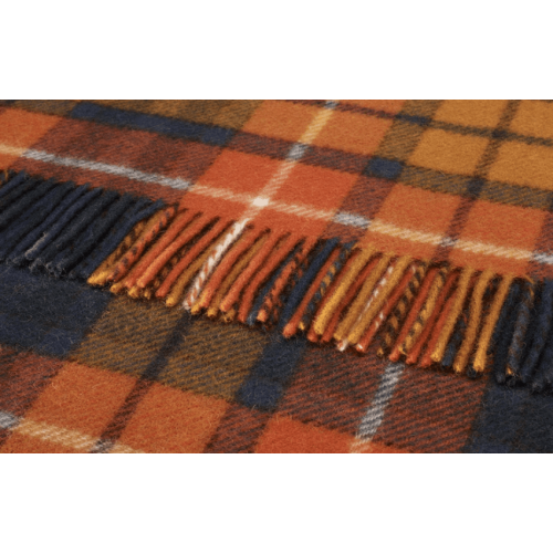 Pure Wool Antique Buchanan Tartan Throw 140×180 cms