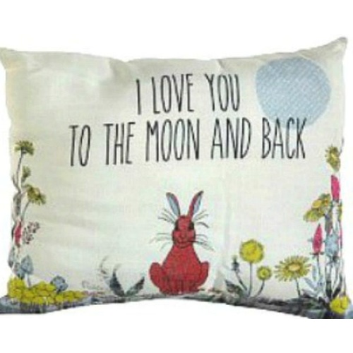I Love You to the Monn and Back Cushion