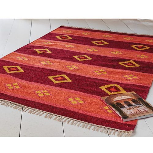 Sunset Hand Loom Recycled Cotton Rug