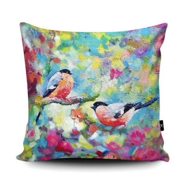 Bullfinches Giant Floor Cushion and Scatter Cushions