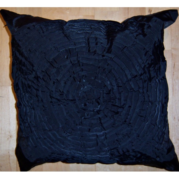 Black SwirlsTafffeta Style Cushon 43×43 cms only £9.99  each
