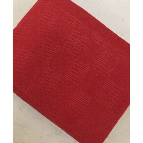 100% Cotton Red Throw 225x250cms