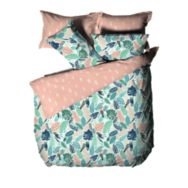 Guava Multi Coloured Duvet Cover and Matching Pillow Cases