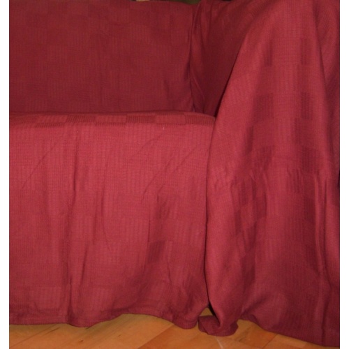100% Cotton Rust Throws – idea for all sizes of sofas, chairs and beds