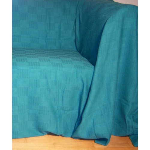 100% Cotton Teal Giant Throw 259x259x259cms only £35