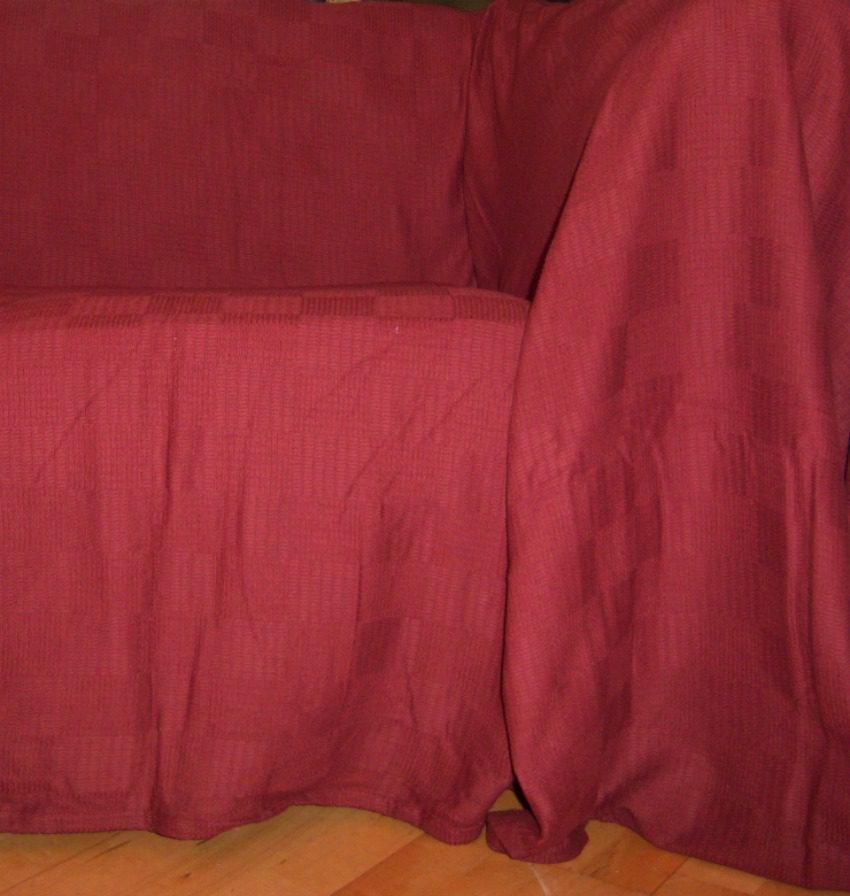 100% Cotton Rust Throw 225×250 cms – SPECIAL OFFER £25.00