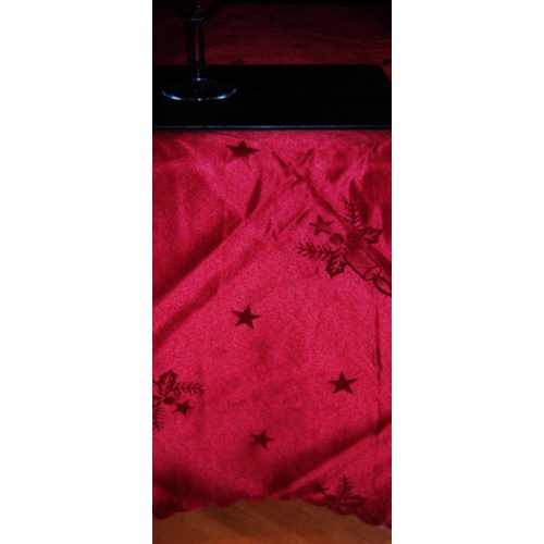 Wine Red Damask Festive Tablecloth 70×120 iinches only £12..99 LIMITED EDITION – Don’t Miss Out !!