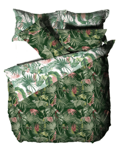 Amazonia Jade Duvet Cover and Matching Pillow Cases
