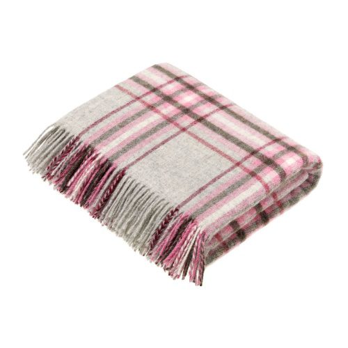Pure Wool Pink/GreybChe k Throw 140×180 cms [copy]