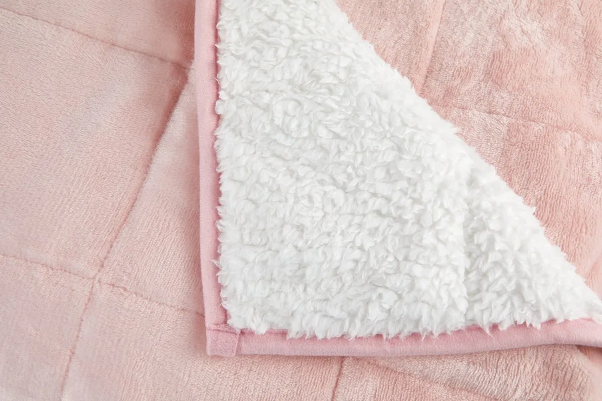 Cosy Pink Weighted Blankets – ideal for sofas, beds and chairs