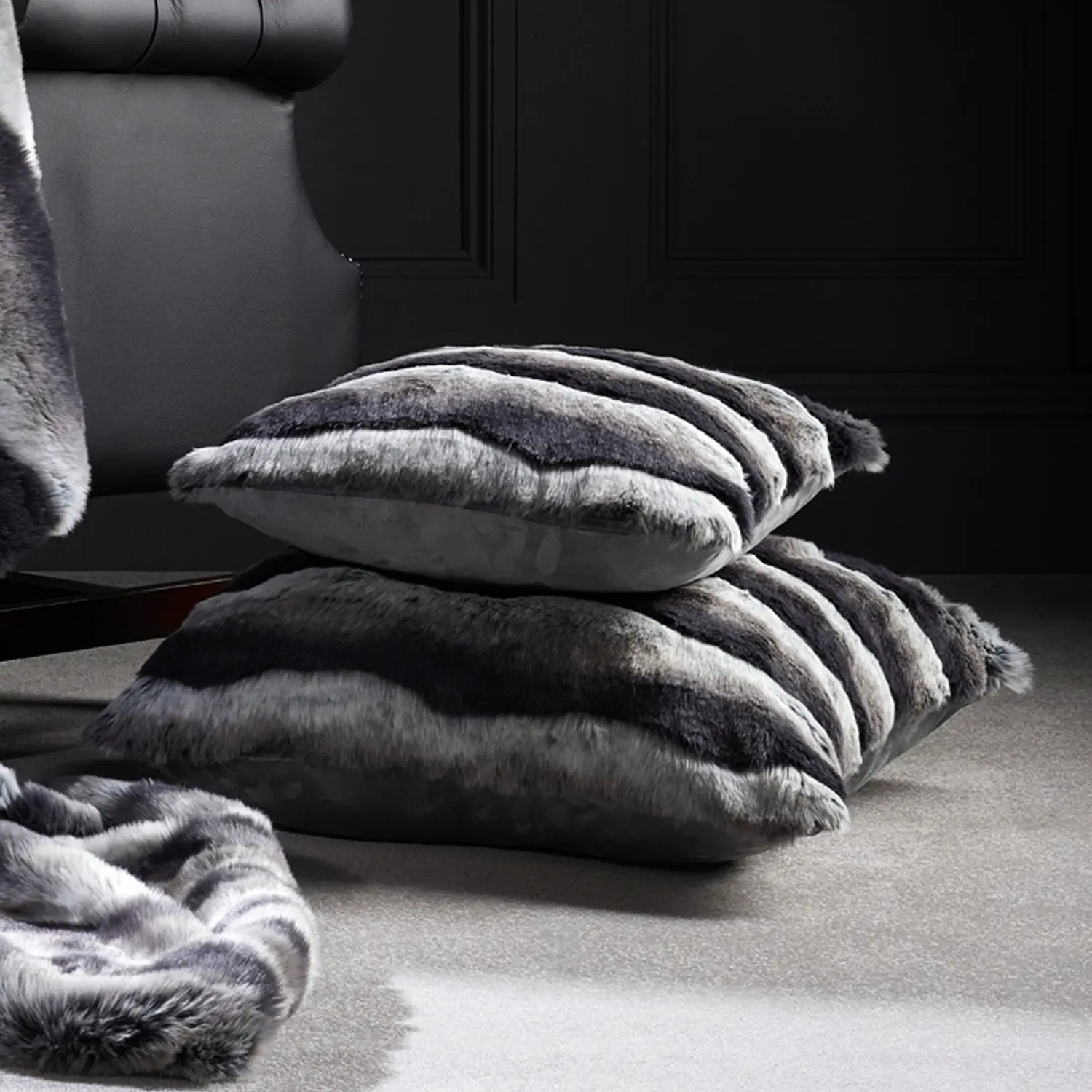 Montana Luxury Faux Fur Throws and Cushions