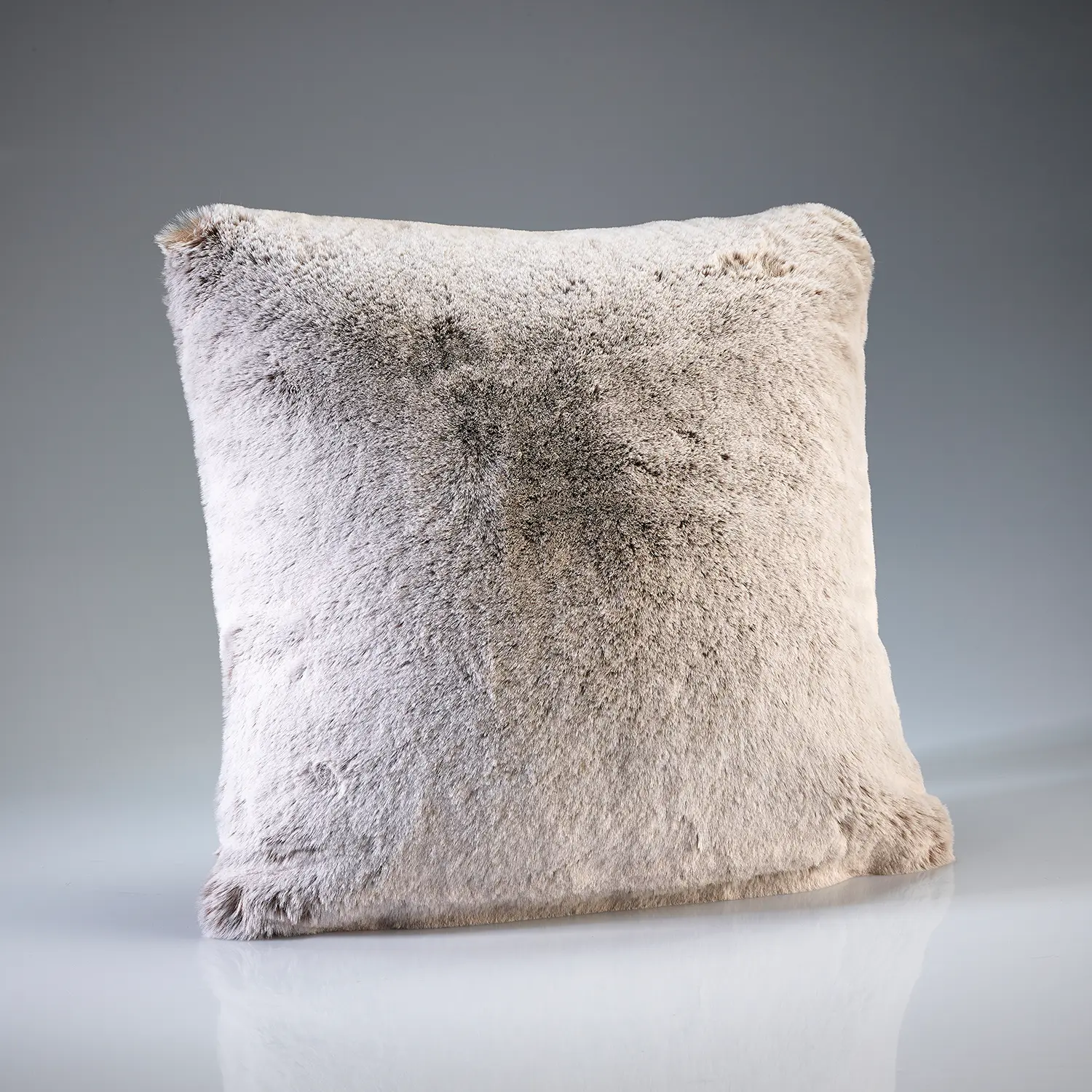 Silver Alaska Luxury Faux Fur Throw and Cushions