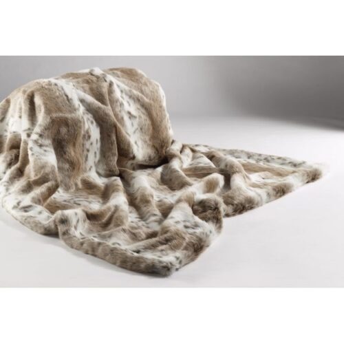 Tan Lynx Luxury Faux Fur Throws and Cushions Tan Lynx Luxury Faux Fur Throws and Cushions