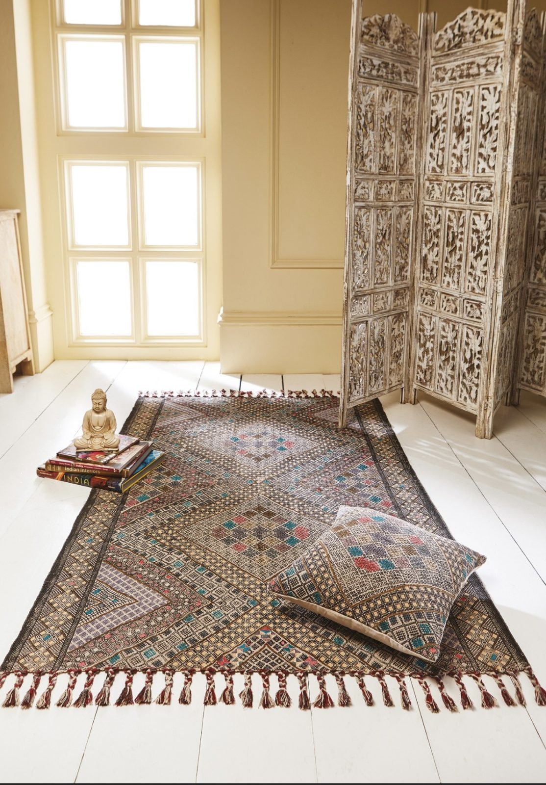100% Cotton Parisa Handwoven Rugs and Runners