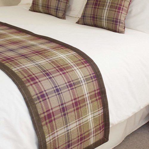 Luxury Angus Purple and Green Tartan Throws, Bedspreads, Runners, Cushions – to suit all Sofas, Chairs, Beds, Tables Luxury Angus Purple and Green Tartan Throws, Bedspreads, Runners, Cushions - to suit all Sofas, Chairs, Beds, Tables