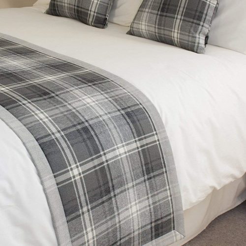 Luxury Angus Charcoal Grey Tartan Throws, Bedspreads, Runners, Cushions – to suit all Sofas, Chairs, Beds, Tables Luxury Angus Charcoal Grey Tartan Throws, Bedspreads, Runners, Cushions - to suit all Sofas, Chairs, Beds, Tables