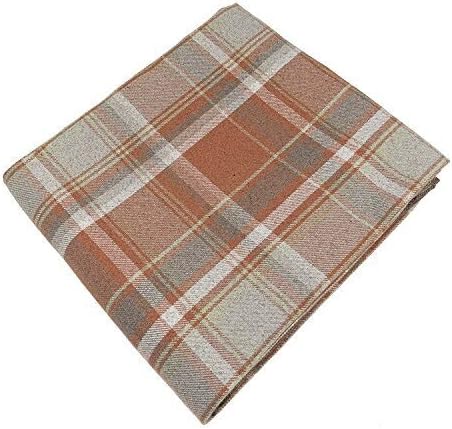 Luxury Angus Burnt Orange Tartan Throws, Cushions, Bedspreads, Runners for all size Sofas, Chairs, Beds, Tables
