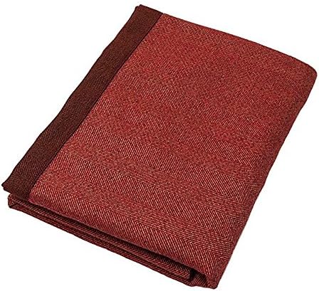 Luxury Red Tweed Herringbone Throws, Bedspreads, Runners for all size Sofas, Chairs, Beds, Tables
