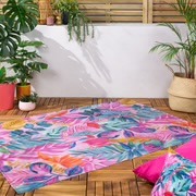 Pink Psychedelic Jungle  Indoor/Outdoor Rug 120x170cms