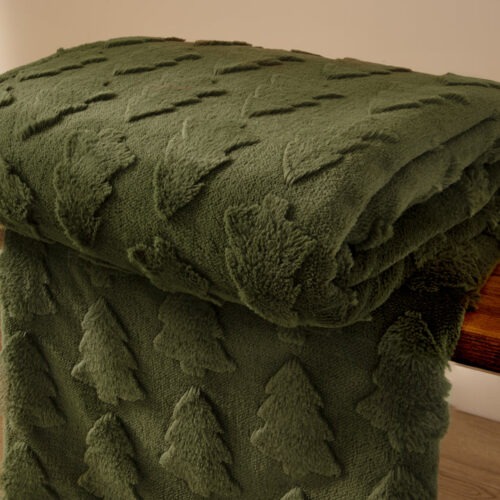 Pine Forest Green Faux Fur Throw and Cushions available separately Pine Forest Green Faux Fur Throw and Cushions available separately