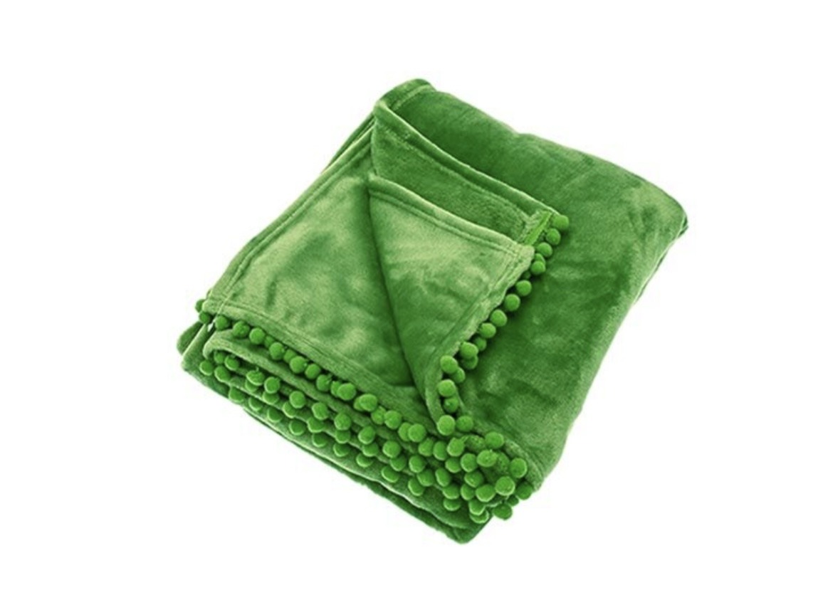Guava Cashmere Touch Fleece Blanket/Throw – for sofas, beds, chairs
