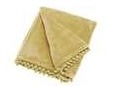 Saffron Cashmere Touch Fleece Blanket/Throw and Matching Cushion -for sofas, beds, chairs