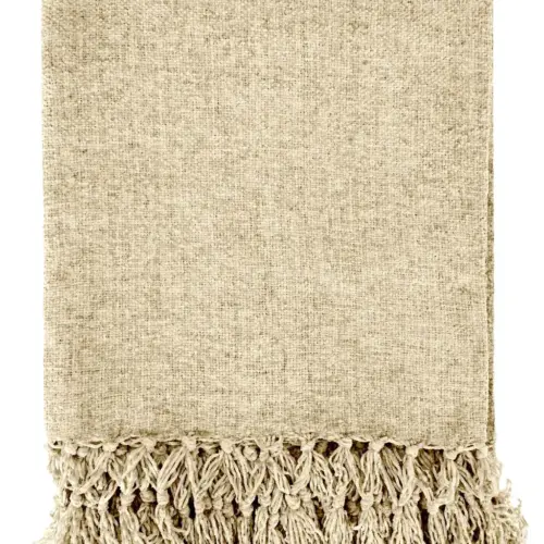 Natural Cream Chenille Throws/Blankets Natural Cream Chenille Throws/Blankets