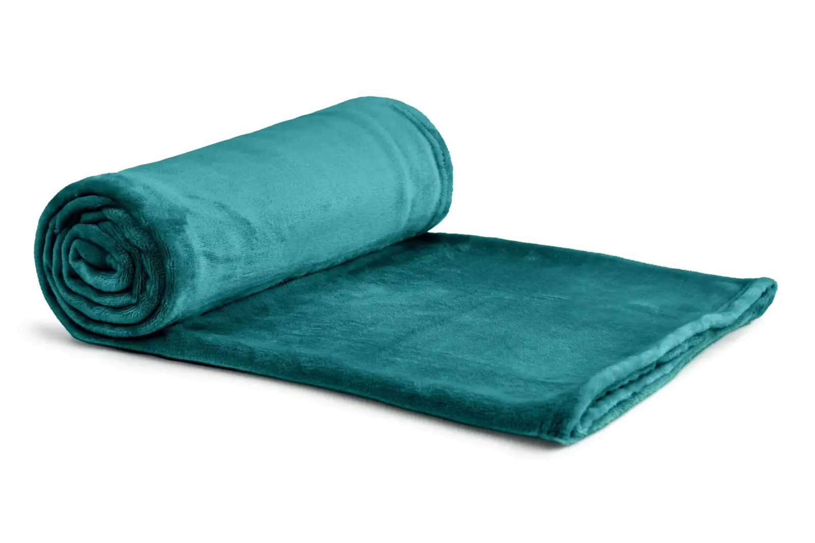 Teal Super Soft Fleece Blanket Throws –  Choice of Sizes