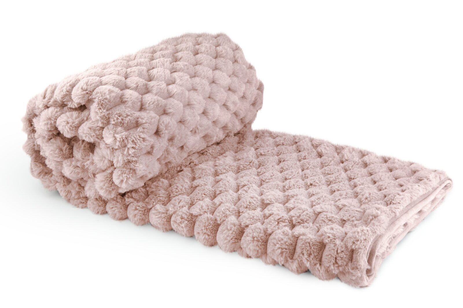 Blush Soft Fleece Blanket Throws – Choice of Sizes Blush Soft Fleece Blanket Throws – Choice of Sizes