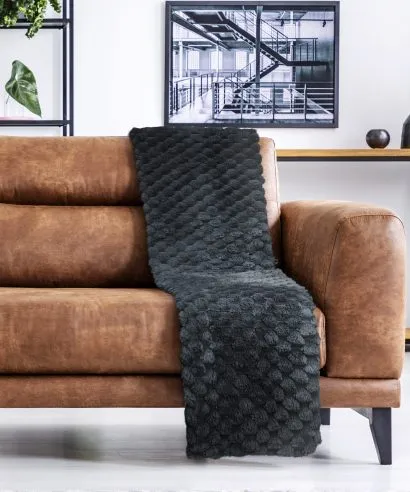 Black Soft Fleece Blanket Throws – Choice of Sizes Black Soft Fleece Blanket Throws – Choice of Sizes