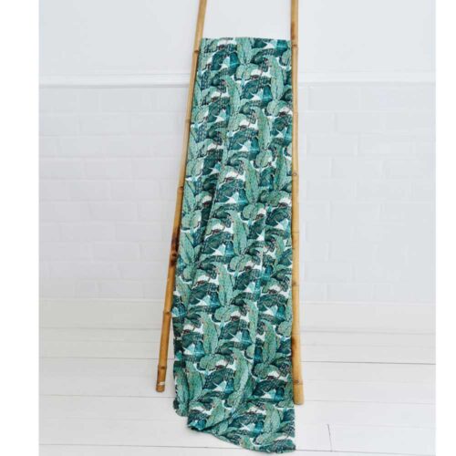 100% Cotton Green Leaf Kantha Throw 145x225cms 100% Cotton Green Leaf Kantha Throw 145x225cms